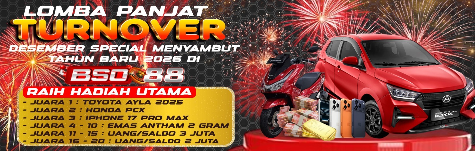 LOMBA PANJAT TURNOVER DESEMBER