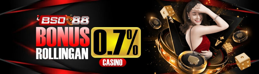 ROLLINGAN CASINO 0.7% SETIAP HARI SENIN!