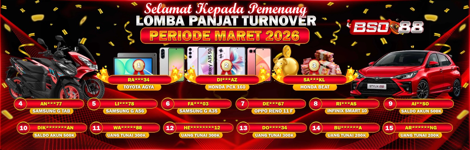 PEMENANG LOMBA PANJAT TURNOVER